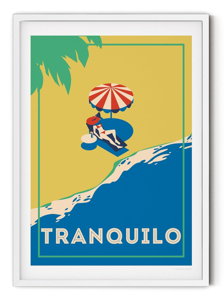 Tranquilo Retro Poster Print Retro
