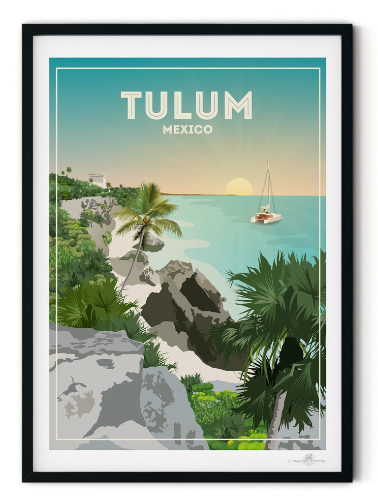 Tulum Mexico Poster Print Mexico Tulum