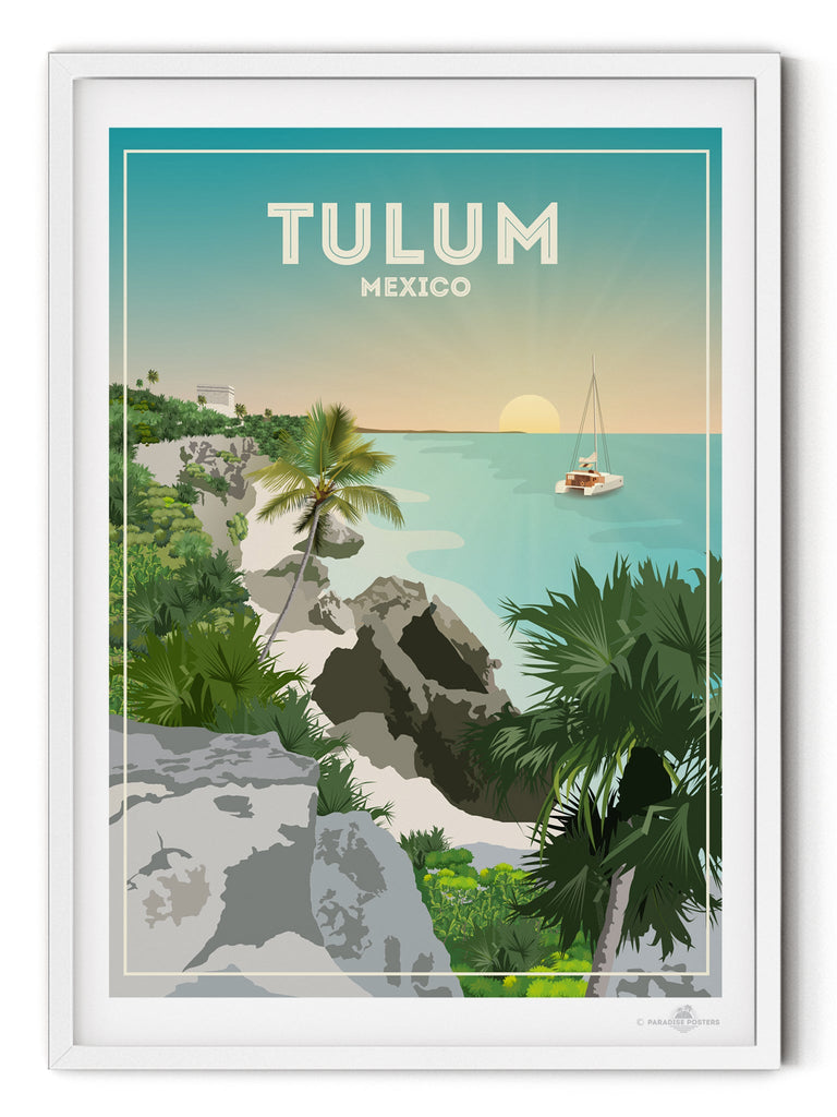 Tulum Mexico Poster Print Mexico north america Tulum