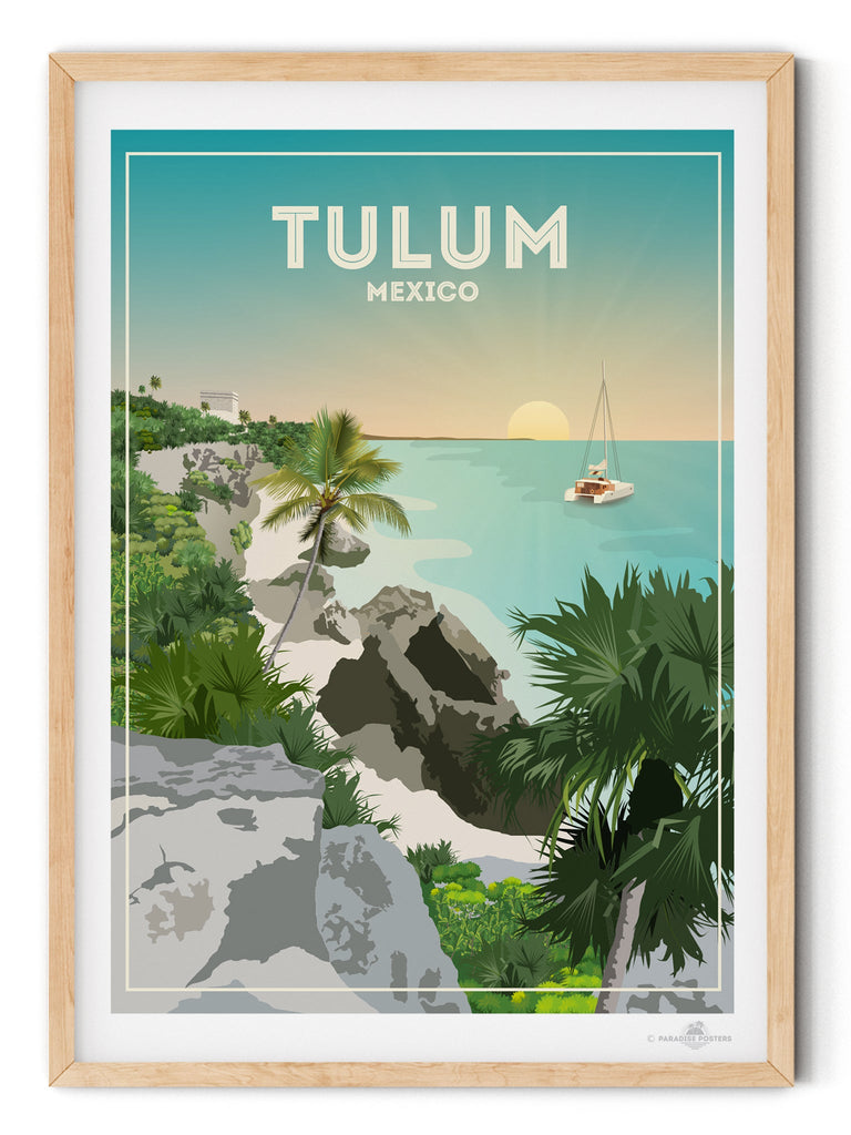 Tulum Mexico Poster Print Mexico Tulum