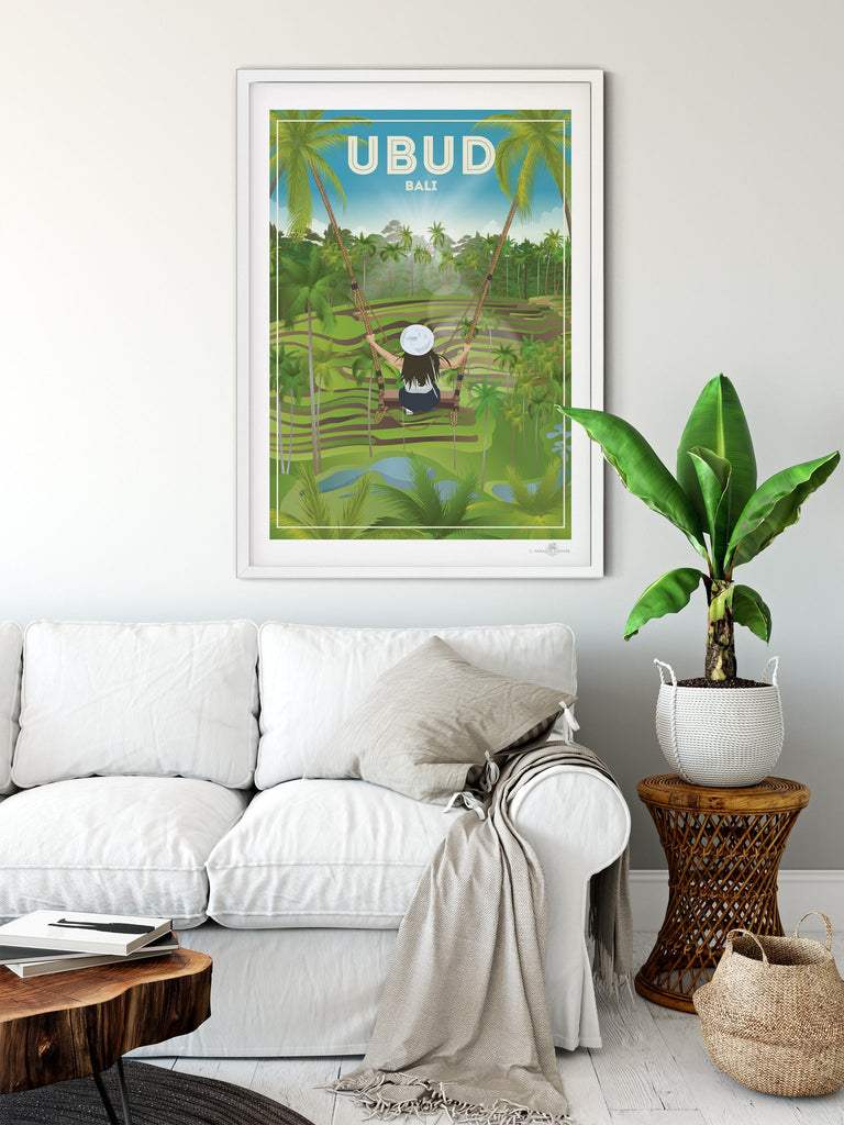 Ubud Bali Poster Print Bali Ubud