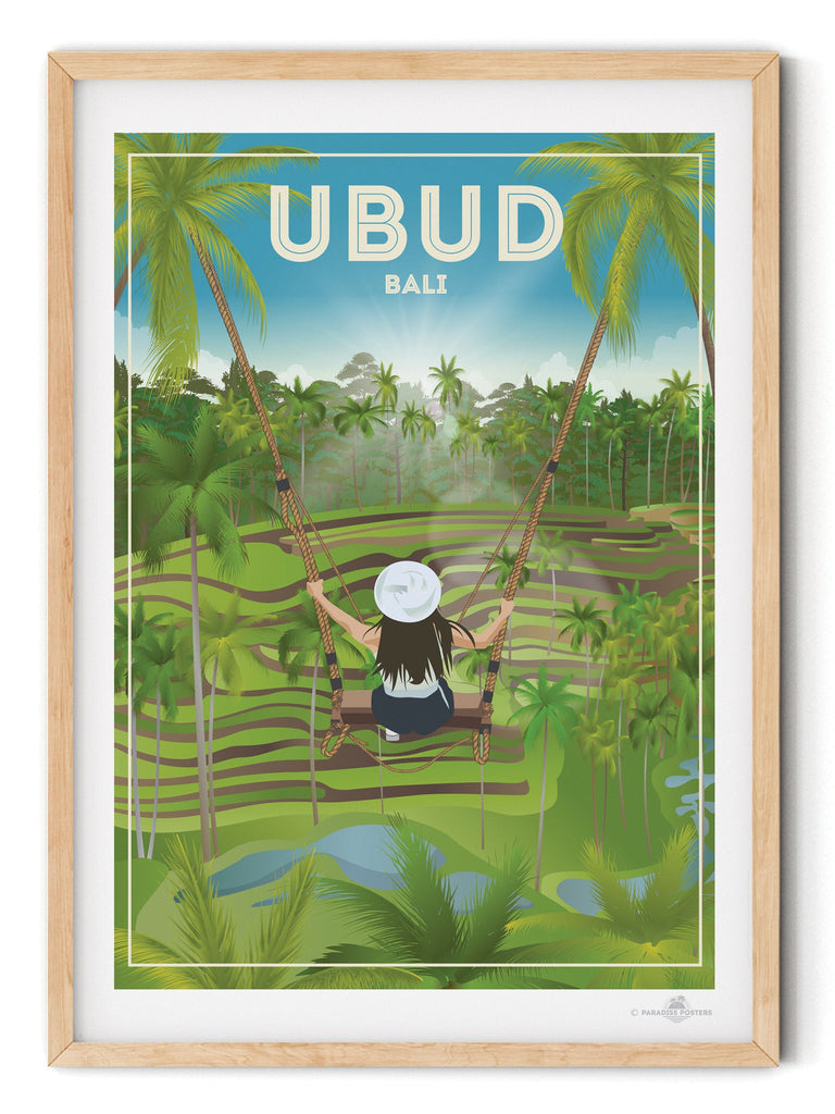 Ubud Bali Poster Print Bali Ubud