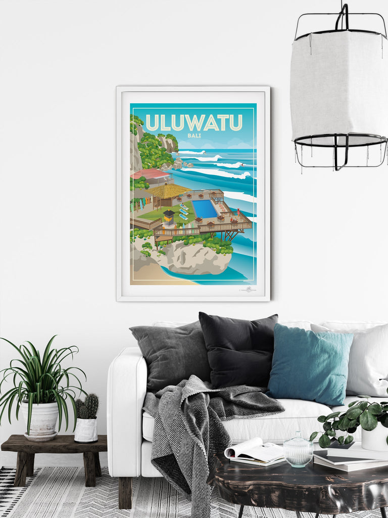 Uluwatu Bali Poster Print Bali Uluwatu