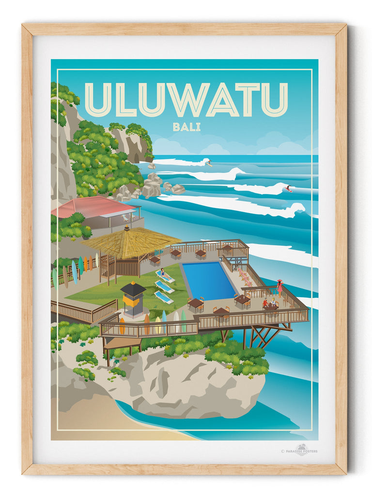 Uluwatu Bali Poster Print Bali Uluwatu