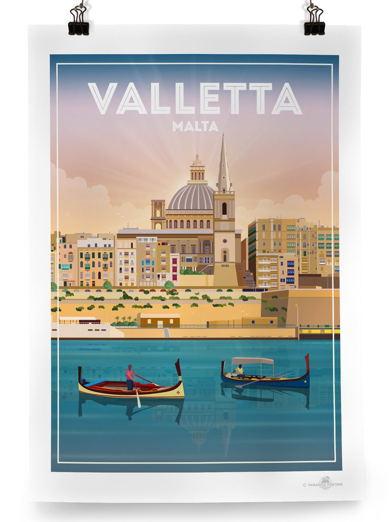 Valletta Malta Poster Print Malta Valletta