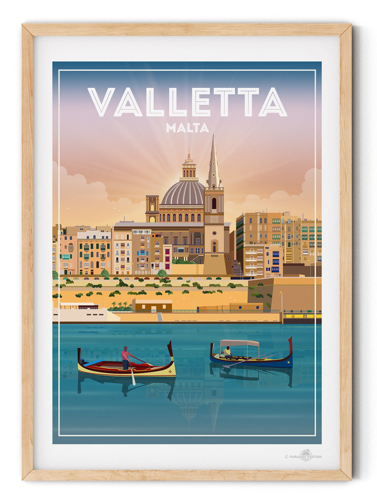 Valletta Malta Poster Print Malta Valletta