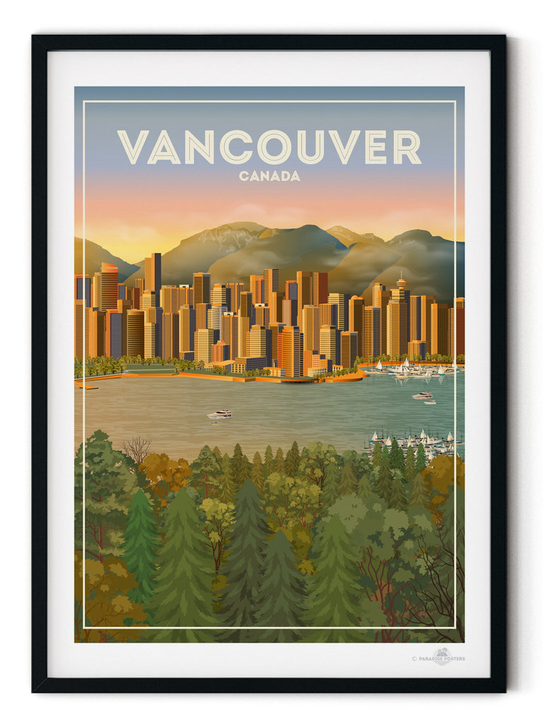 Vancouver Canada Poster Print Canada hello north america