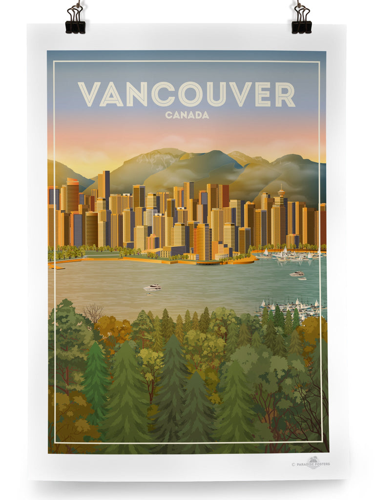 Vancouver Canada Poster Print Canada hello north america