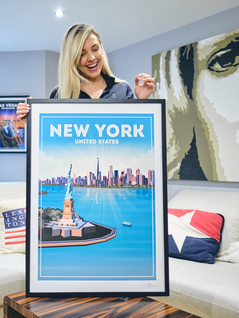 New York City Poster Print America New York New York City United States