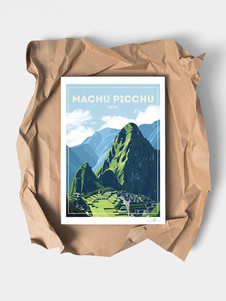 Machu Picchu Peru Poster Print peru south america