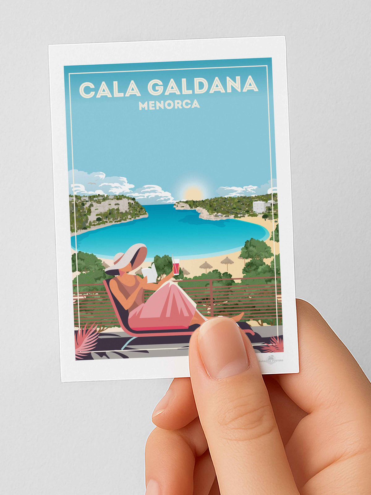 Caladan Poster Cala Galdana Menorca Travel Poster Print – Paradise Posters
