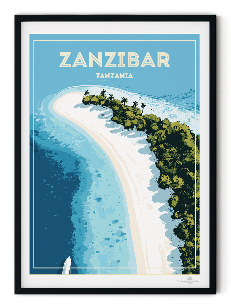 Zanzibar Tanzania Poster Print Africa Island