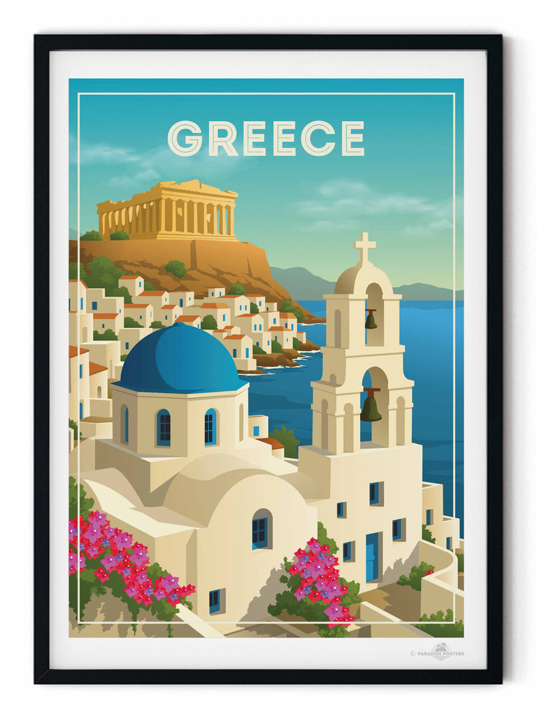 Greece Travel Poster Print Europe Greece new