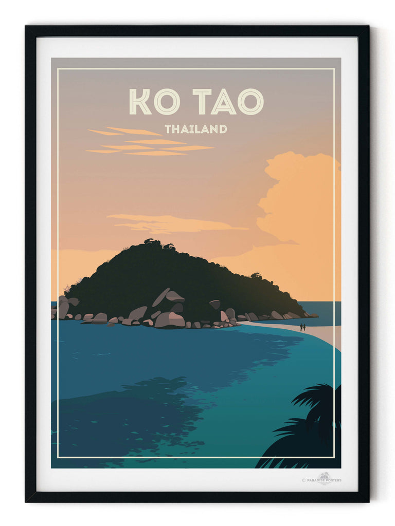 Ko Tao Thailand Poster Print Asia new Thailand