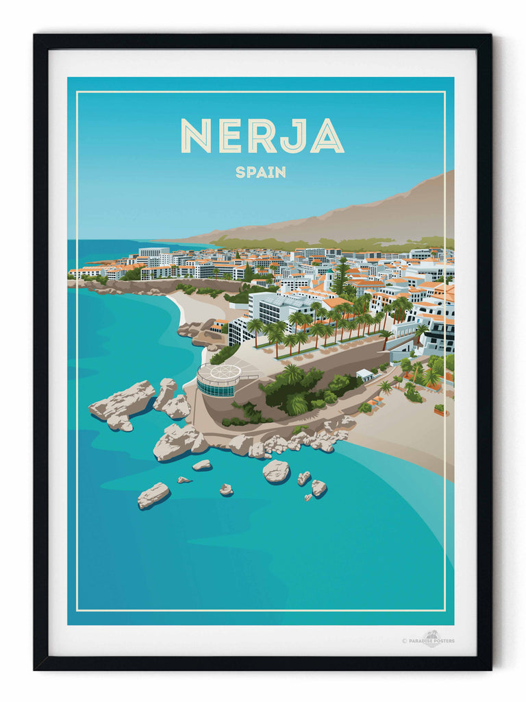 Nerja Spanien Reiseposter Druck Europa neu Spanien