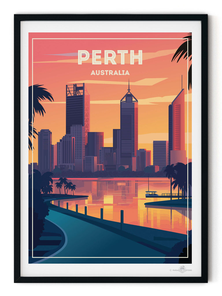 Perth Australia Poster Print Australia new