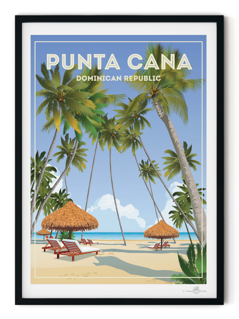 Punta Cana Dominican Republic Travel Poster Print