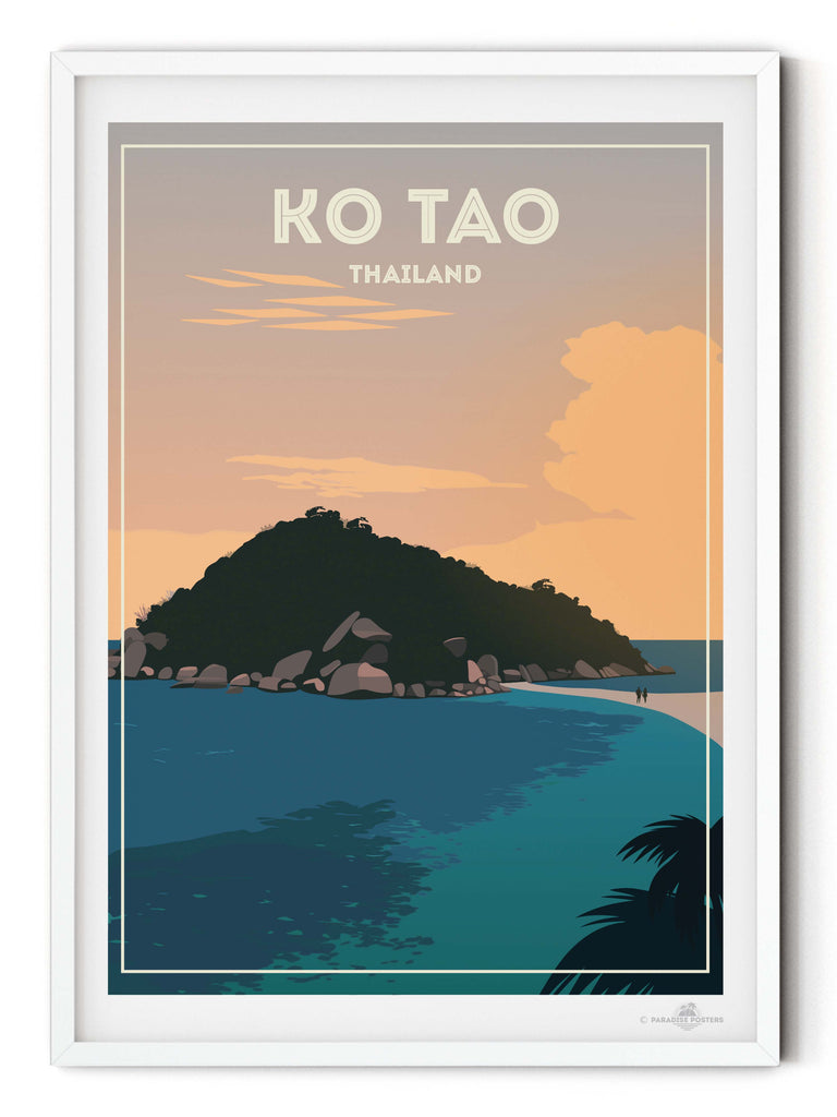 Ko Tao Thailand Poster Print Asia new Thailand