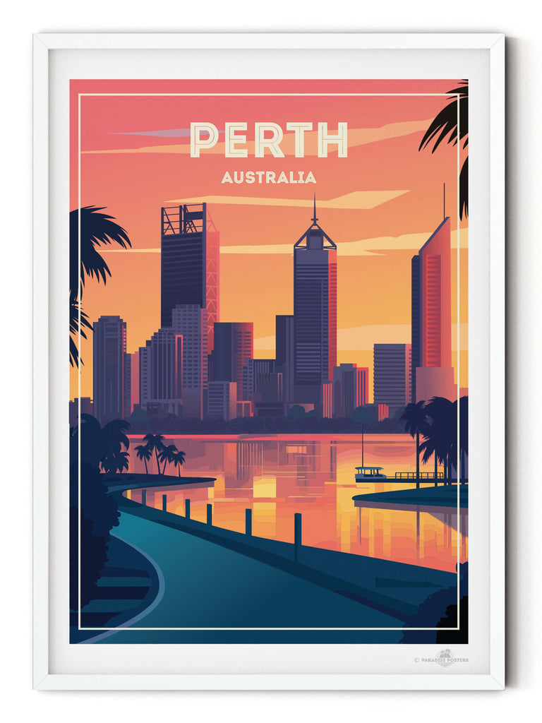 Perth Australia Poster Print Australia new