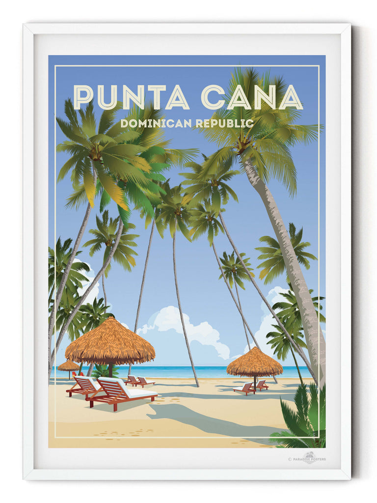 Punta Cana Dominican Republic Travel Poster Print