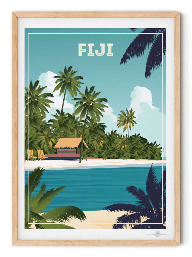 Fiji Travel Poster Print oceania