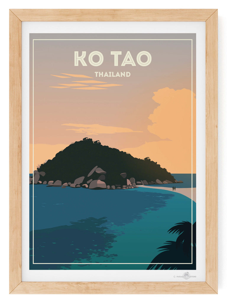 Ko Tao Thailand Poster Print Asia Thailand