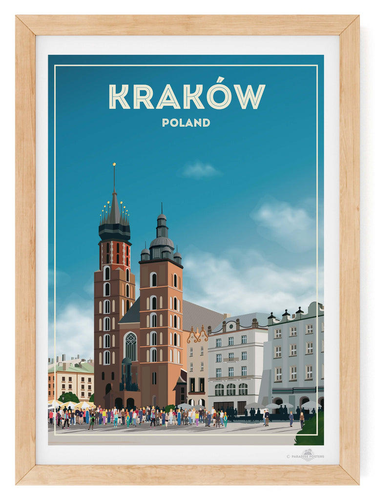 Kraków Poland Poster Print Europe new