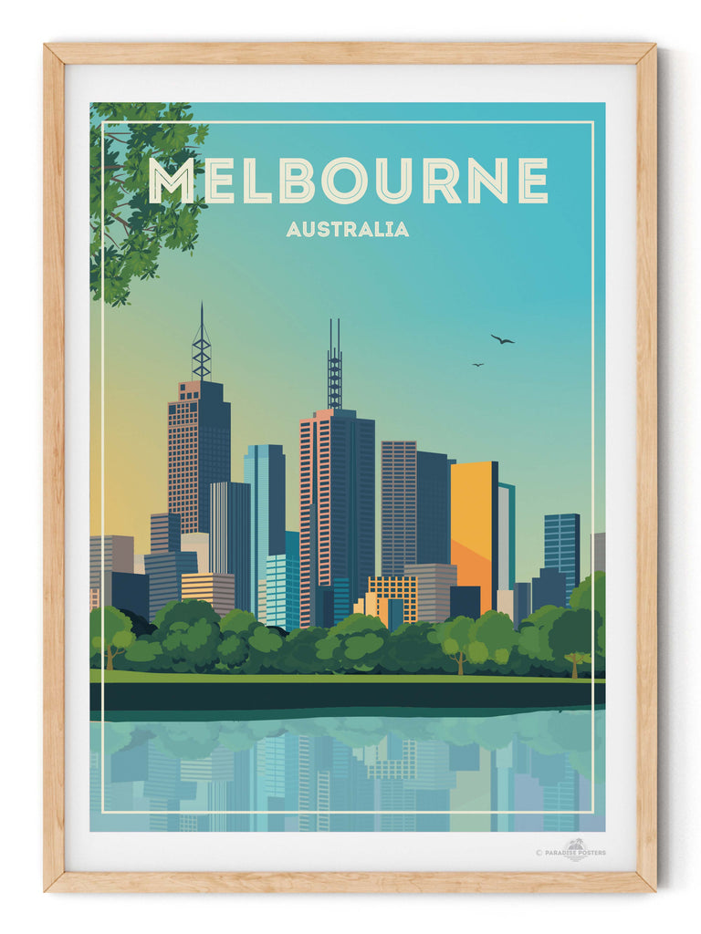 Melbourne Australia Poster Print Australia new