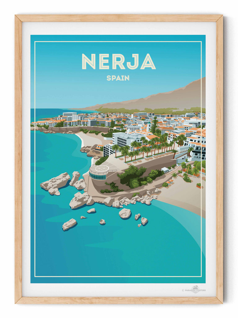 Nerja Spanien Reiseposter Druck Europa neu Spanien