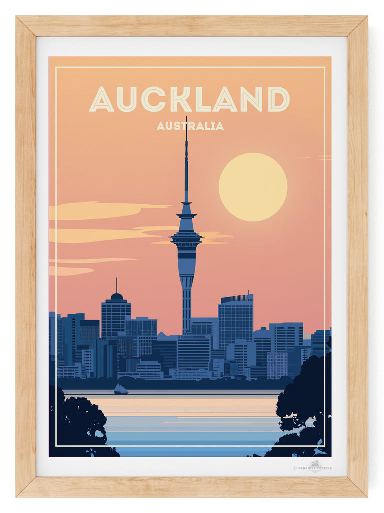 Auckland New Zealand Poster Print new New Zealand