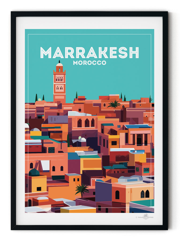 Marrakesh Morocco Poster Print Africa morocco new