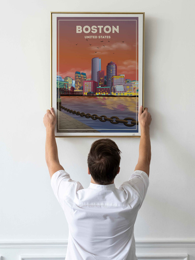 Boston United States Poster Print new north america United States