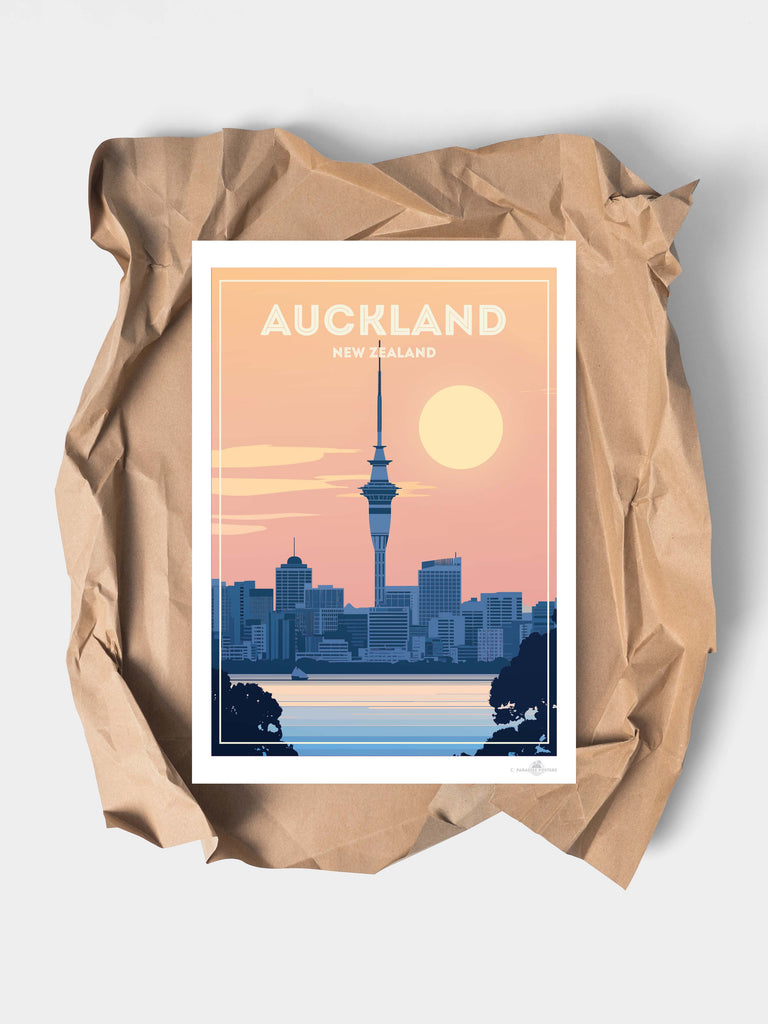 Auckland New Zealand Poster Print new New Zealand