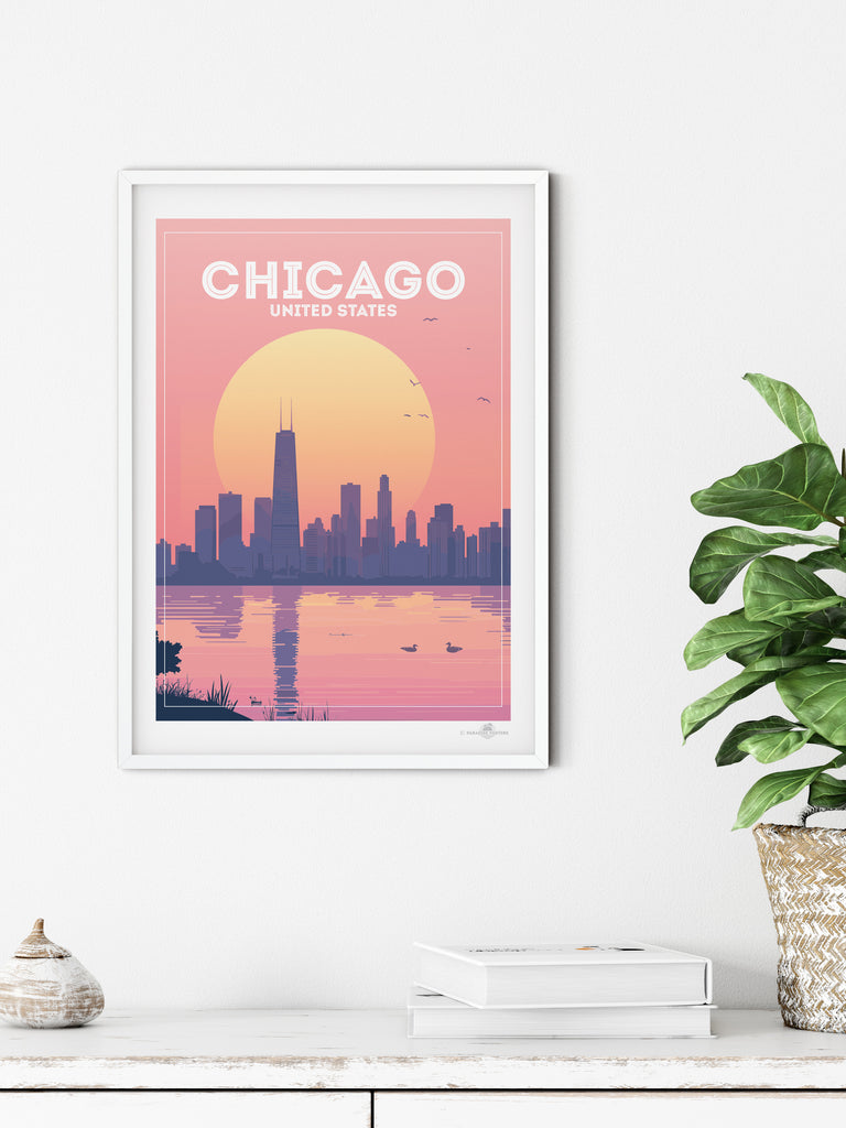 Chicago United States Poster Print United States