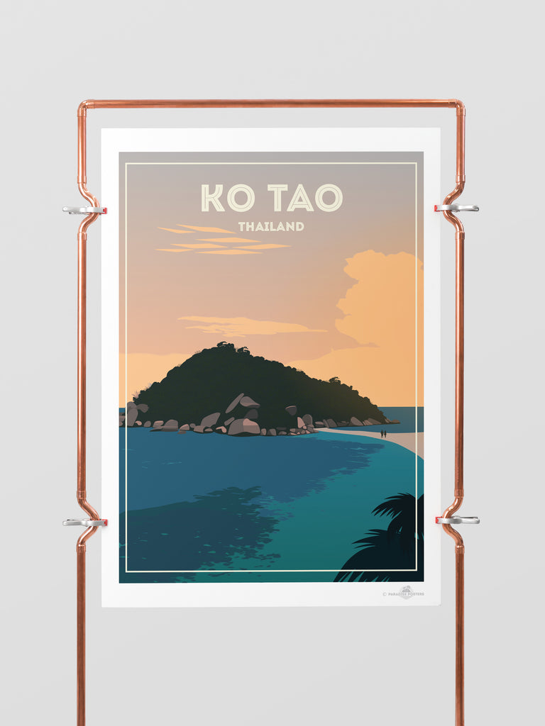 Ko Tao Thailand Poster Print Asia new Thailand