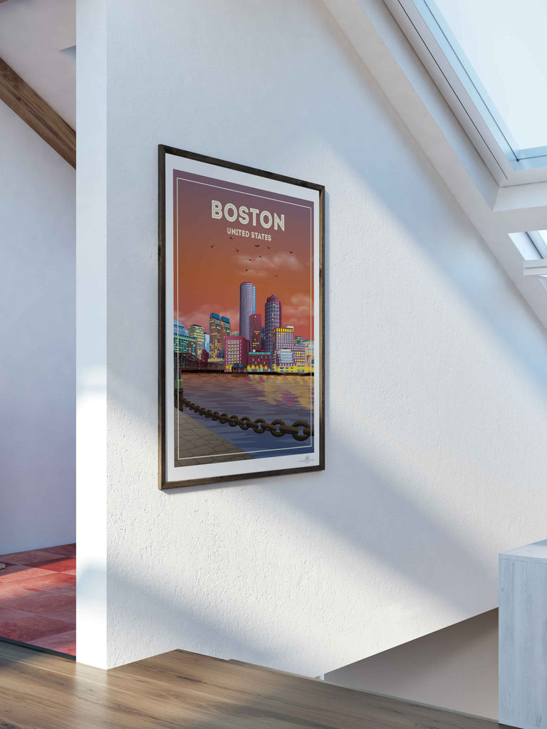 Boston United States Poster Print new north america United States