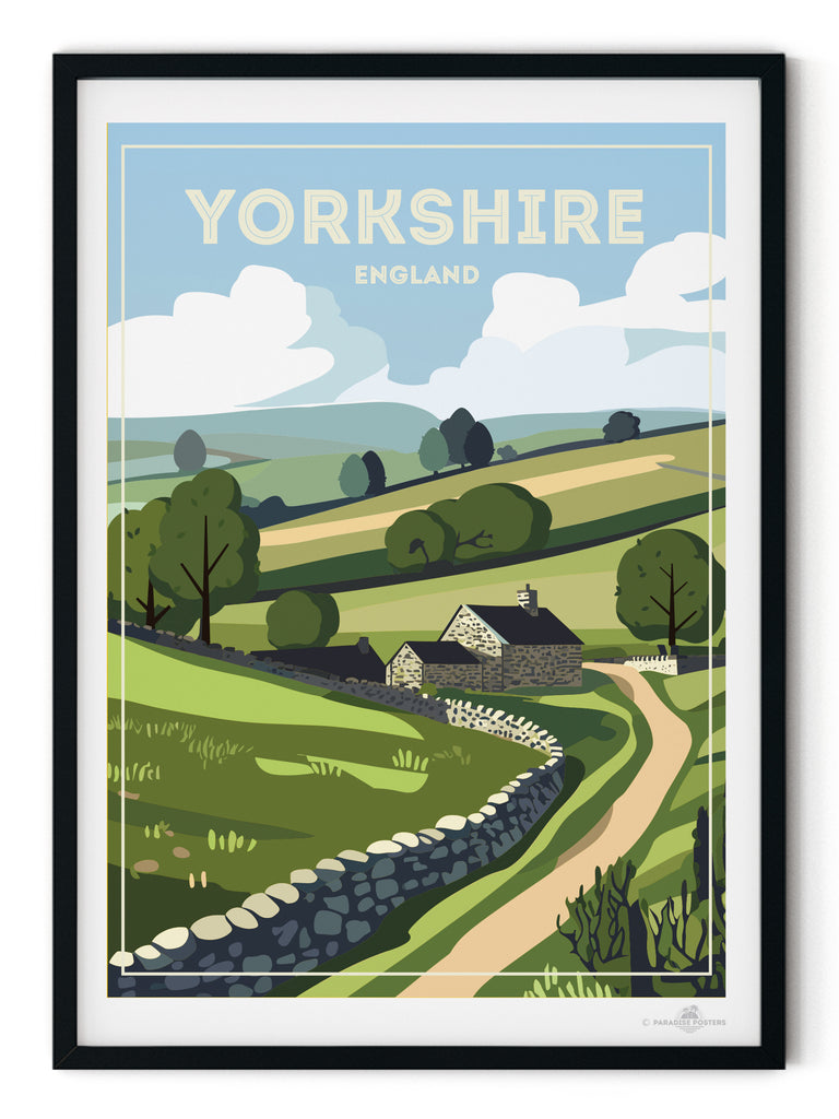 Yorkshire England Paradise Posters England new