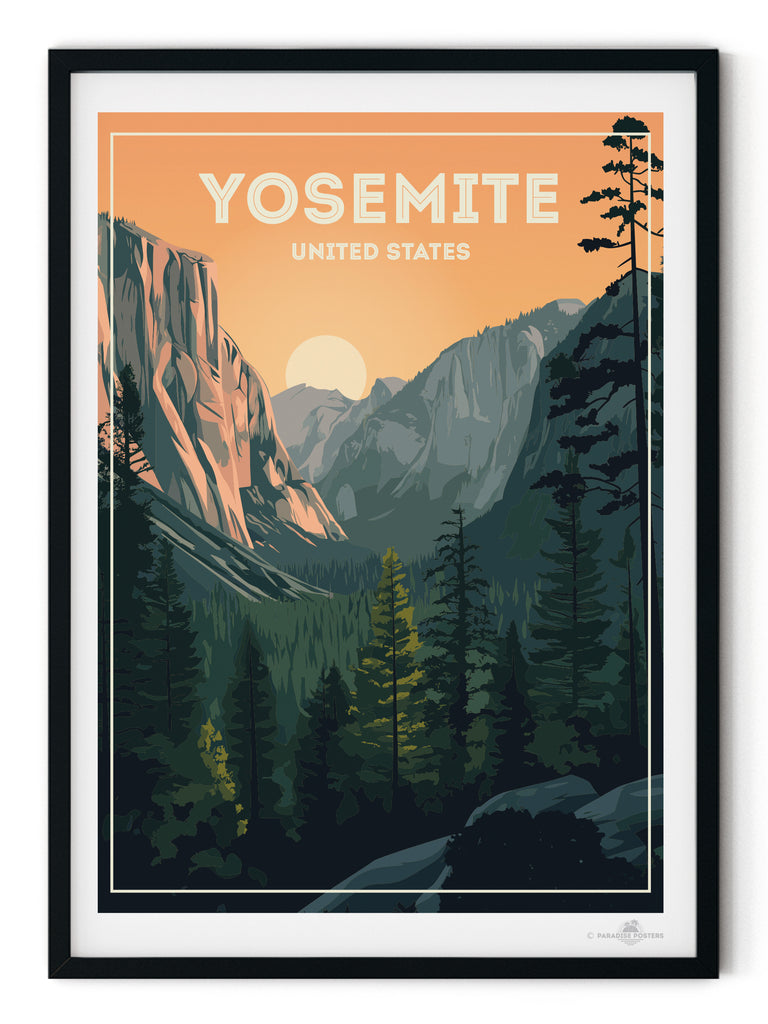 Yosemite United States Poster Print new north america United States