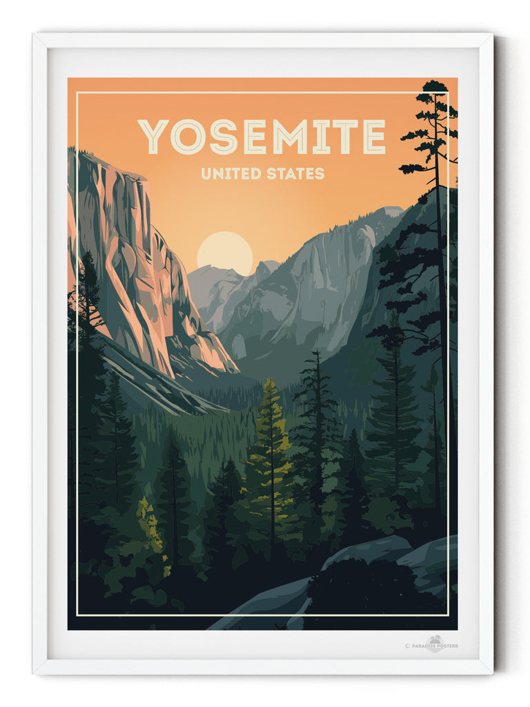 Yosemite United States Poster Print new north america United States