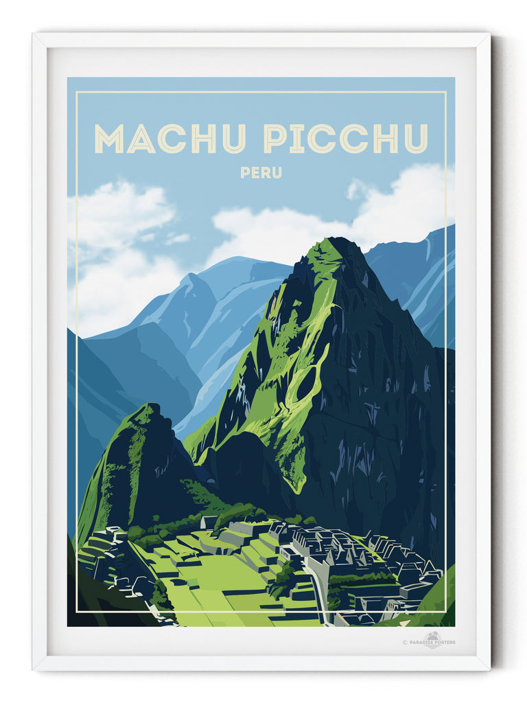 Machu Picchu Peru Poster Print peru south america