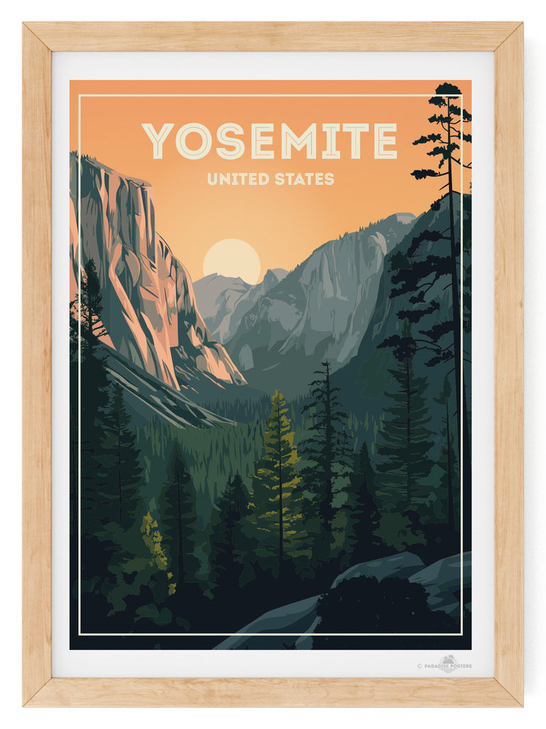 Yosemite United States Poster Print new United States