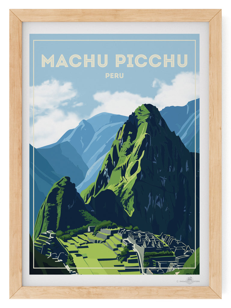 Machu Picchu Peru Poster Print peru south america