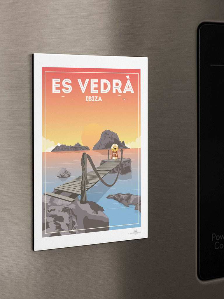 Es Vedra Ibiza Travel Poster Print Es Vedra Ibiza Spain