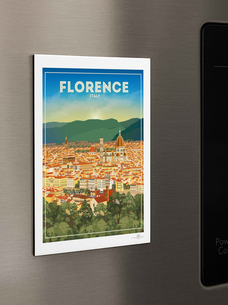 Florence Italy Travel Poster Print Europe Florence hello Italy