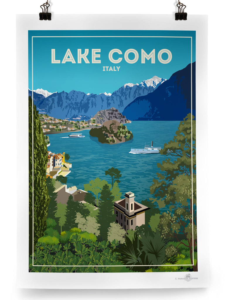 Lake Como Italy Poster Print italy lake Como