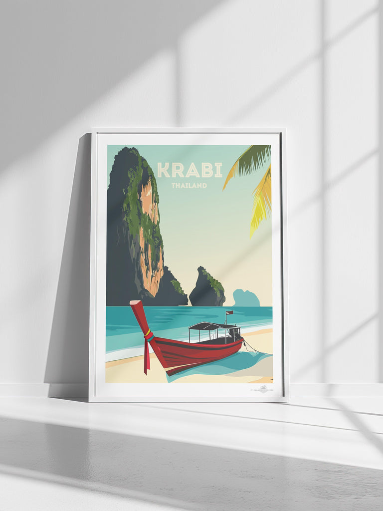 Krabi Thailand Poster Print Thailand