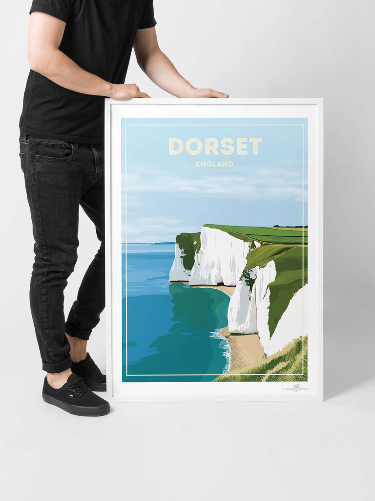 Dorset England Travel Poster Print England Europe