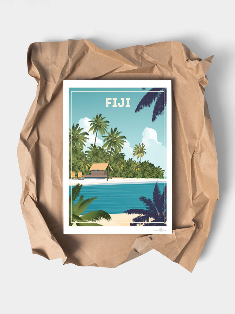 Fiji Travel Poster Print oceania