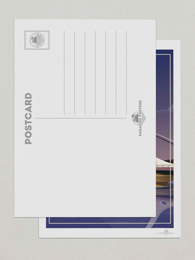 Dublin Ireland Travel Poster Print architecture bridge cables cityscape dublin evening framed illuminated ireland landmark lights modern new night reflection river skyline stars urban waterfront