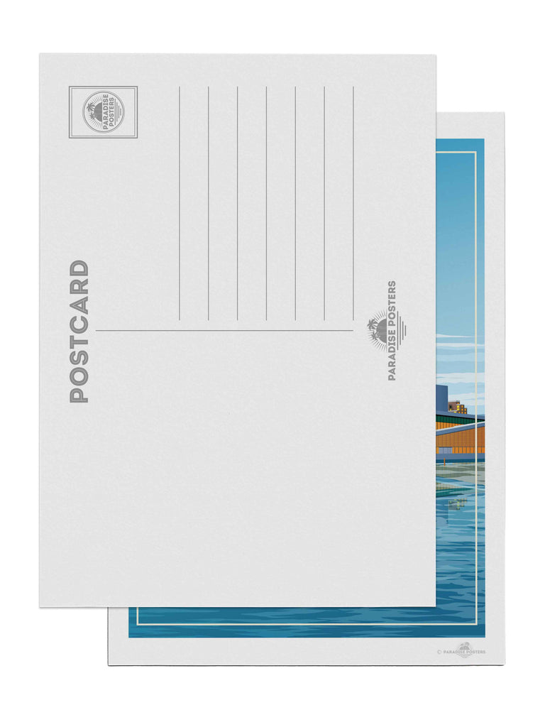 Oslo Norway Travel Poster Print architecture blue buildings cityscape contemporary framed glass harbour house modern new Norway opera oslo reflection sky skyline urban water waterfront